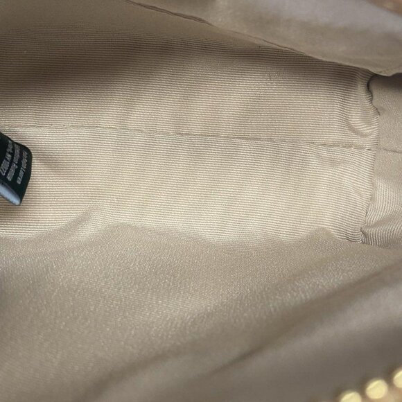 Ralph Lauren Paley Vanilla Faux Leather Cosmetic Wristlet - Picture 5 of 9